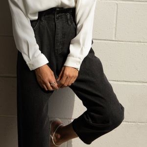 OAK+FORT paperbag waist jeans